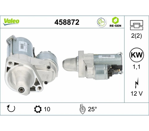 Štartér VALEO 458872