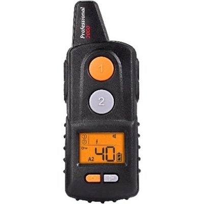 Dog Trace Vysílač k elektronickému obojku DOG TRACE d-control professional 2000 černý s LED displejem (dosah 2000)