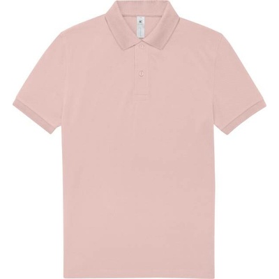 B&C MY POLO 210 Pánská polokošile s krátkým rukávem starorůžová