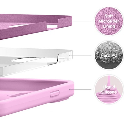 elago Silicone Case iPhone 13 - Hot ružové