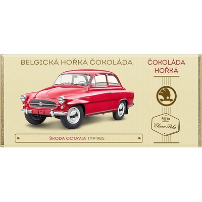 Choco Pola Škoda Octavia 985, červená hořká 100 g
