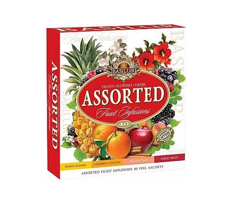 Basilur Fruit Infusions Assorted přebal 40 sáčkov