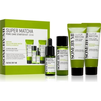Some By Mi Super Matcha Pore Care Starter Kit подаръчен комплект за стягане на порите и матов ефект