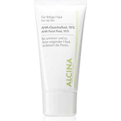 ALCINA For Oily Skin флуид за лице с киселини AHA 10% 50ml