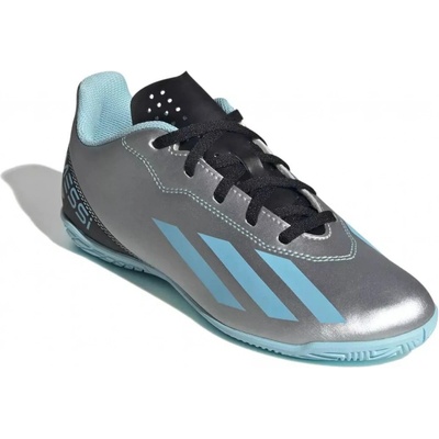 adidas X Crazyfast Messi.4 IN JR IE4070 stříbrné – Zboží Mobilmania