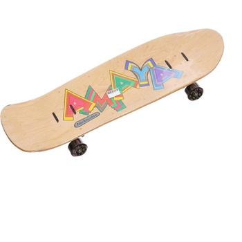 Скейтборд Vintage 90/96 - Dreadful, червен - Бежов