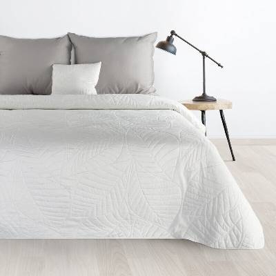 Takoy DESIGN 91 Přehoz na postel s raženým motivem listů -HF-404770 170 x 210 cm