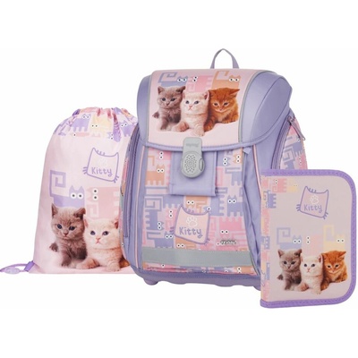 Oxybag Školský set 3-dielny PREMIUM LIGHT Maznáčikovia mačiatka