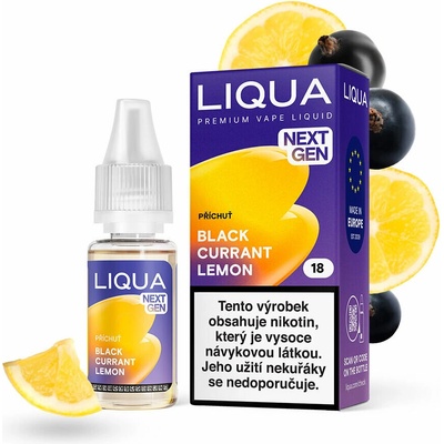 Liqua NextGen Black Currant Lemon 10 ml 18 mg