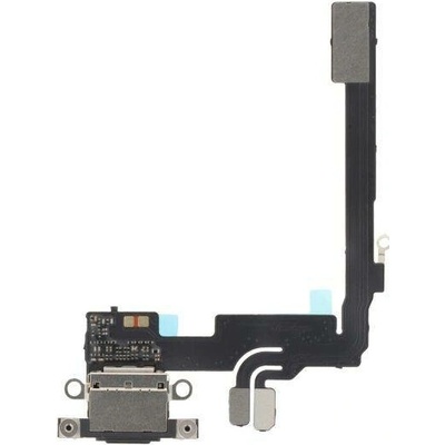 Apple iPhone 16 Pro - Nabíjecí Konektor + Flex Kabel (Black Titanium), Black Titanium