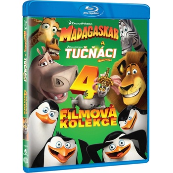 Madagaskar 1-3 + Tučňáci z Madagaskaru kolekce (4 BD