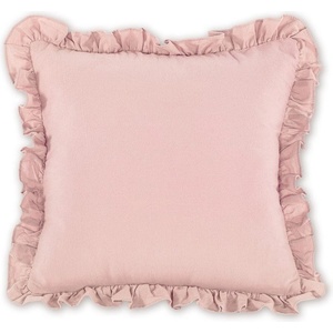 Tiseco Home Studio Памучна декоративна възглавница 45x45 cm Abby - Tiseco Home Studio (3704NUDEPINK)
