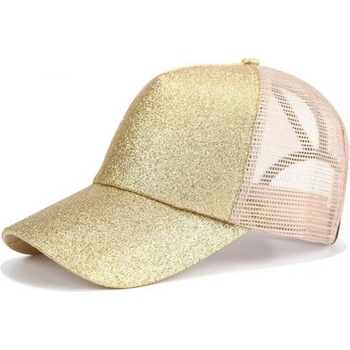 HARAHU Блестящо Шапка с козирка - Златно kp3814 (3814)