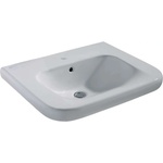 Ideal Standard Contour 21 - Умивалник без бариери 65x56 см, с 1 отвор за смесител, бял V216801 (V216801)