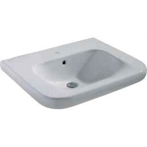 Ideal Standard Contour 21 - Умивалник без бариери 65x56 см, с 1 отвор за смесител, бял V216801 (V216801)