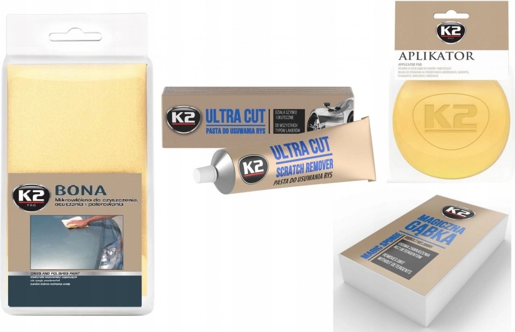 K2 Ultra Cut C3+ FAST CUT Polishing Compound – Car Paint Scratch Remover (100g Jar)