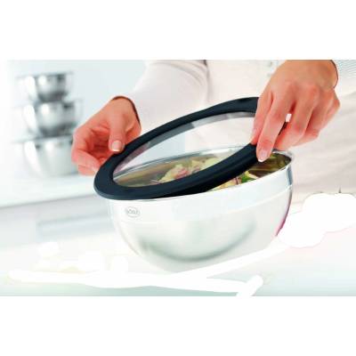RÖSLE Skleněné víko Fresh 20 cm silikonový okraj