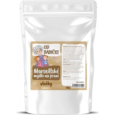 Nanolab Marseillské mydlo na pranie vločky 300 g