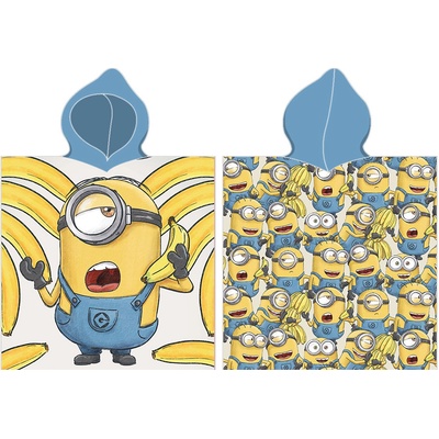 Carbotex Dětské pončo 55x110 cm Mimoni Banana