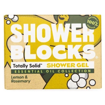 Shower Blocks Solid Shower Gel EO Range - Lemon & Rosemary Цвят: жълт