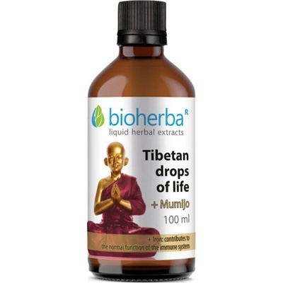 Bioherba Přírodní tinktura tibetské kapky života s mumiem 100 ml