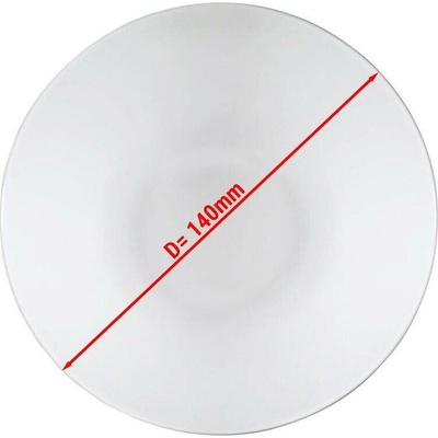 G.Gastro PERA Dezertní salátová miska Bílá 140 mm 12 ks
