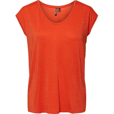 PIECES Тениска 'Billo' оранжево, размер L