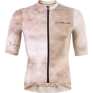 Nalini Мъжка фланелка с къс ръкав за колоездене Nalini Tie Dye Jersey Cycling jersey - Sand - размер XL (056-4016-0315)