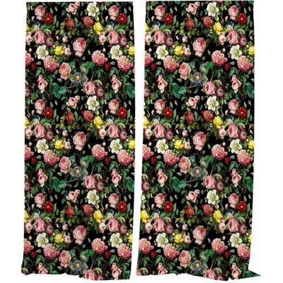 IMPAR Závěsy Flowers,140 × 250 cm