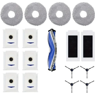 Комплект четки, филтри и моп Mobilly за Ecovacs Omni T30, 17 бр (set ecovacs omnit T30 19 pcs)