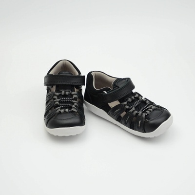 Bobux Summit Black Charcoal Step Up