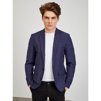 ZOOT. lab Тъмносиньо мъжко ленено яке ZOOT. lab Joseph ZOOT. lab | Sin | МЪЖЕ | S