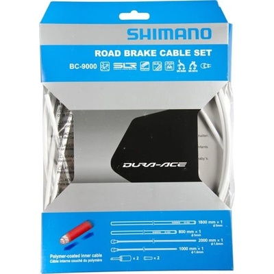 Shimano Dura-ACE BC-9000 bovdenby+lanka brzdový set biela