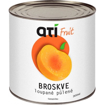 ATI Fruit Broskve loupané půlené 2650 ml