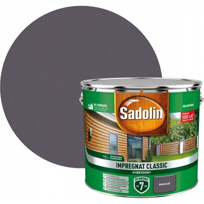 Sadolin Impregnace na dřevo 9 l Antracit