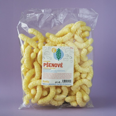 Ravita Kukurično pšenové chrumky nesolené 80 g