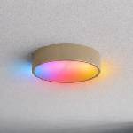 Brilagi Brilagi-LED RGBW димируемо таванно осветително тяло за баня CLARE 2xE27/9W/230V IP54 Wi-Fi бежово (LEDBG1590)
