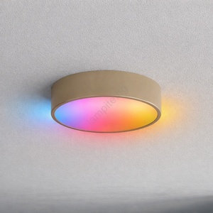 Brilagi Brilagi-LED RGBW димируемо таванно осветително тяло за баня CLARE 2xE27/9W/230V IP54 Wi-Fi бежово (LEDBG1590)