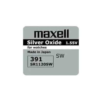 Maxell Бутонна батерия сребърна maxell sr1120 sw /381/391/ ag8 1.55v (ml-bs-sr1120-sw)