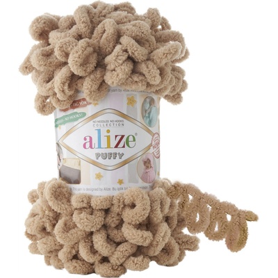 Alize Příze Puffy 262 středně béžová