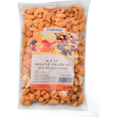 Velkoobchod Pohoda Kešu pražené solené 500 g