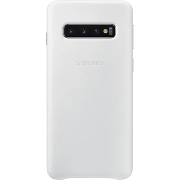 Image 1 of Samsung Galaxy S10 G973 Leather cover white (EF-VG973LWEGWW)