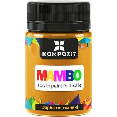 Mambo farba na textil a kožu 50 ml 6 okrovožltá