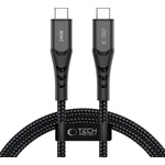 Tech-Protect ub11t ultraboost usb-c КАБЕЛ pd 240w / qc3.0 100cm ЧЕРЕН (5906302353125)