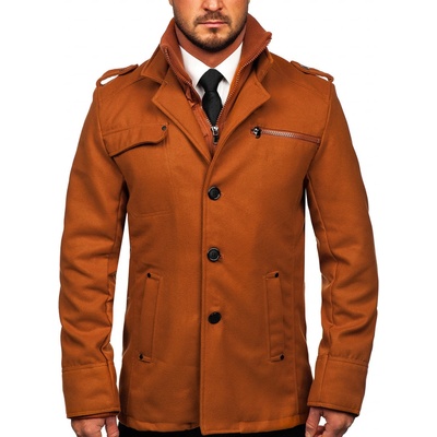 Bolf pánsky kabát vo farbe ťavej srsti 8856