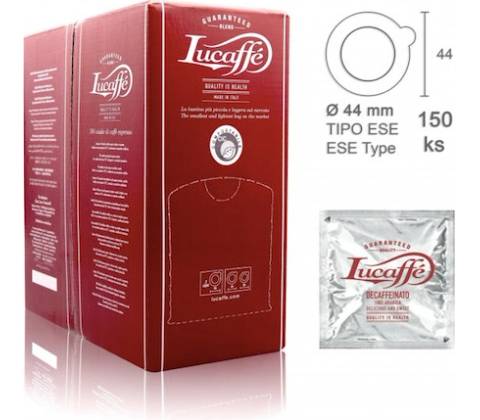 Lucaffé Decaffeinato E.S.E Pody 150 ks
