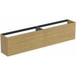 Ideal Standard Atelier Conca стенен шкаф с 2 чекмеджета, 240 см, цвят светъл дъб (T4339Y6)