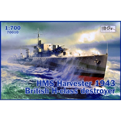IBG Models HMS Harvester 1943 British H-class Destroyer 1:700