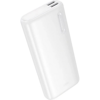 hoco. Аварийно зарядно устройство HOCO J158A, 2 USB гнезда, 10000mAh, LED индикатор, БЯЛО (J158A_W)