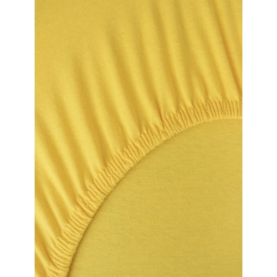 MKLozkoviny.sk Jersey plachta Classic žltá 180x200